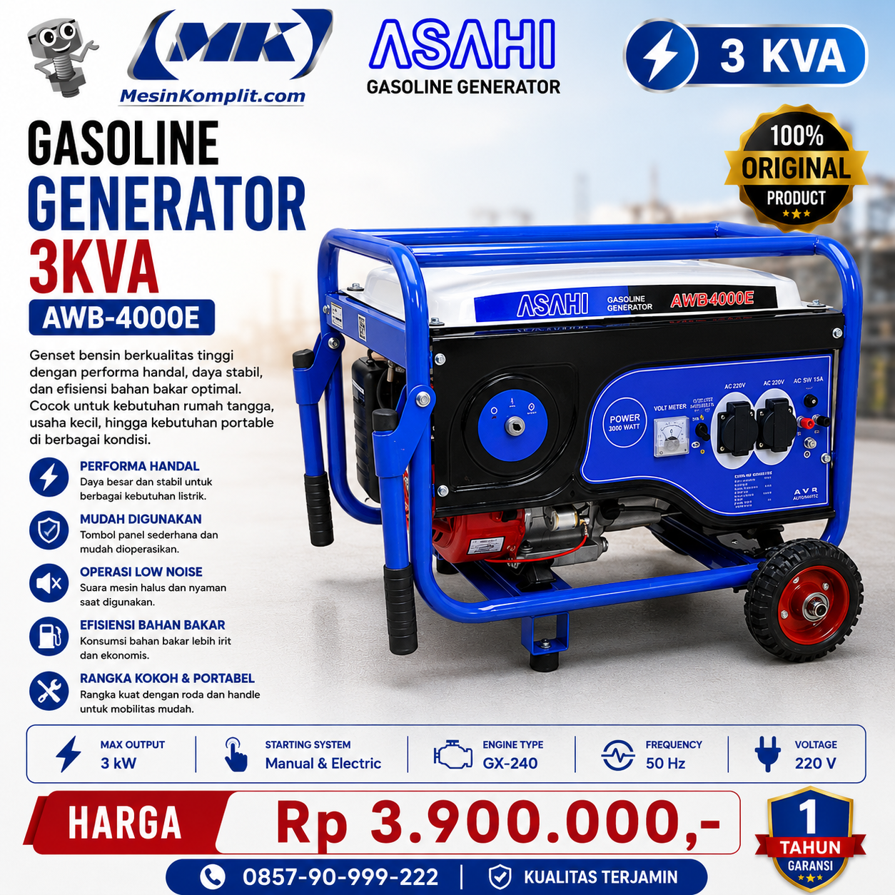 Genset 3kva (GEN-004...